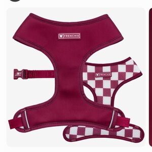 2-Frenchie Duo Reversible Harnesses+1 leash set! Brand new, never used. Size Med